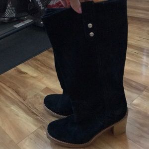 Convertible shade UGG boots with heel